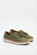 Women's Vegan Leather Slip-On Shoes