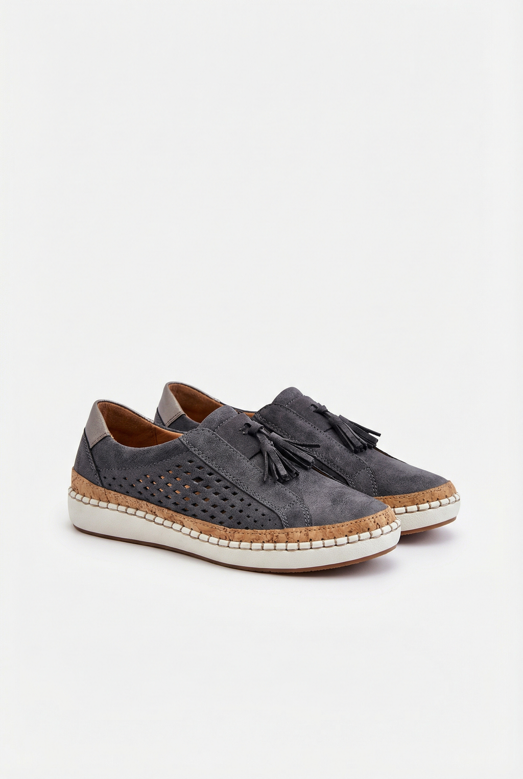 Women's Vegan Leather Slip-On Shoes