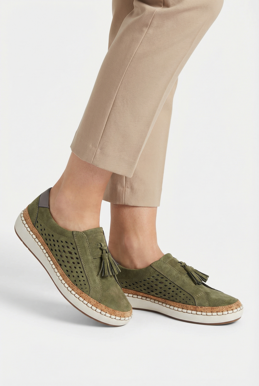 Women's Vegan Leather Slip-On Shoes