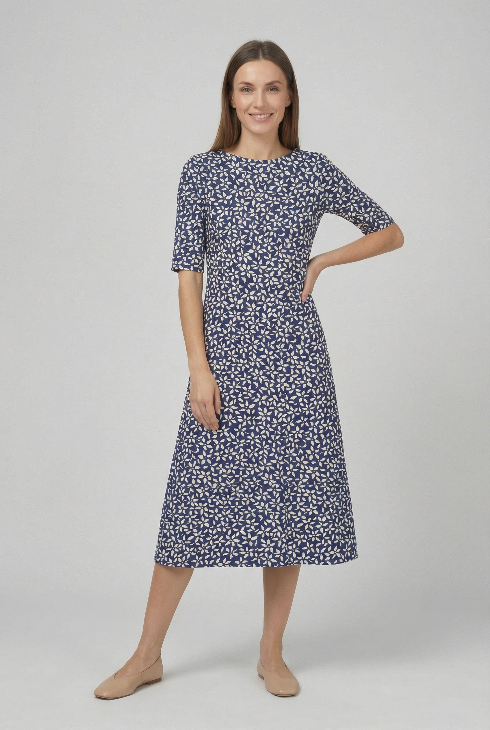 Women's Floral Summer Midi Dress