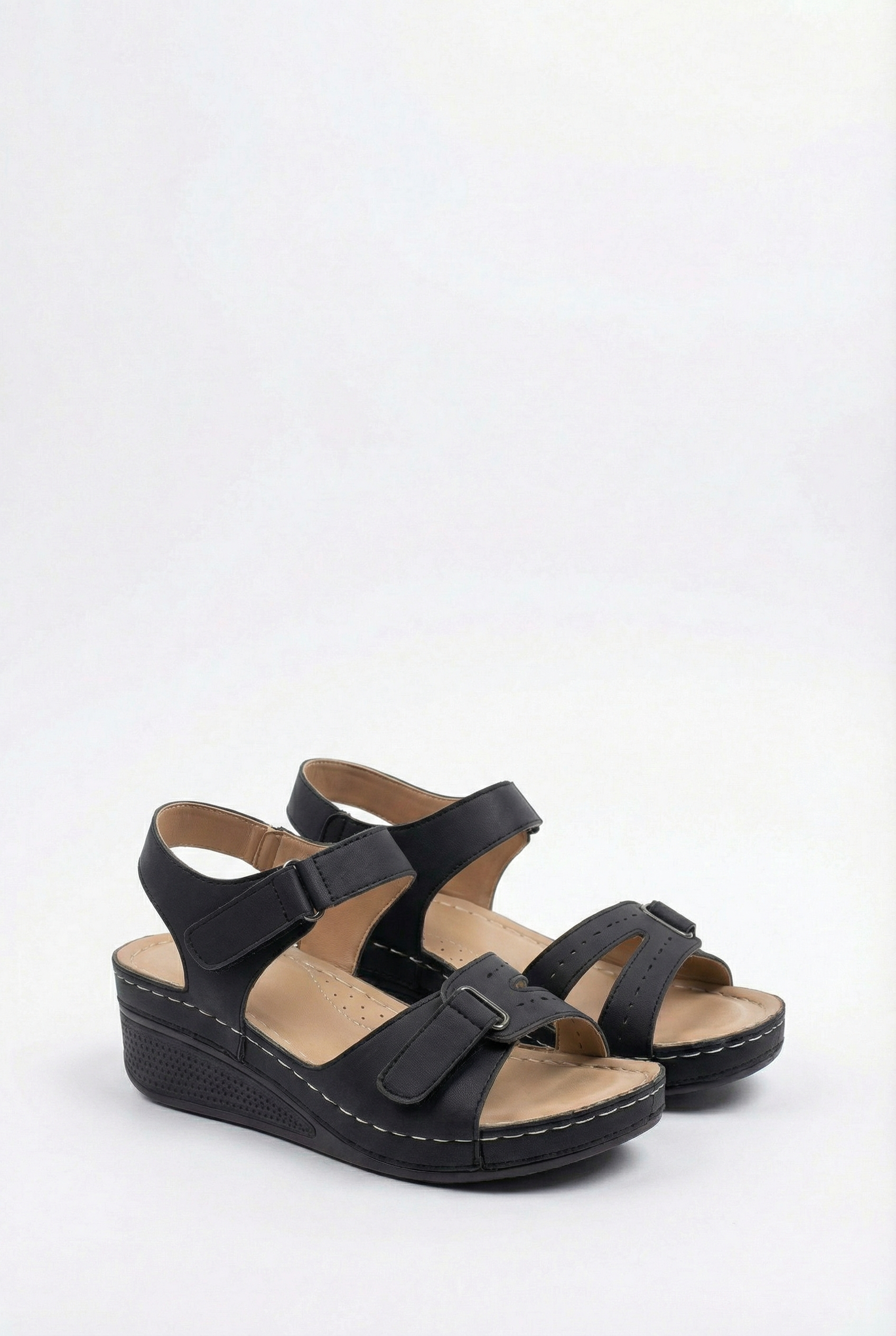 Women's Lightweight Vegan Leather Sandals