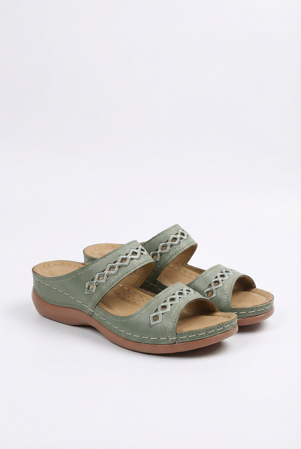 Women's Vegan Leather Sandals - Casual Summer Design