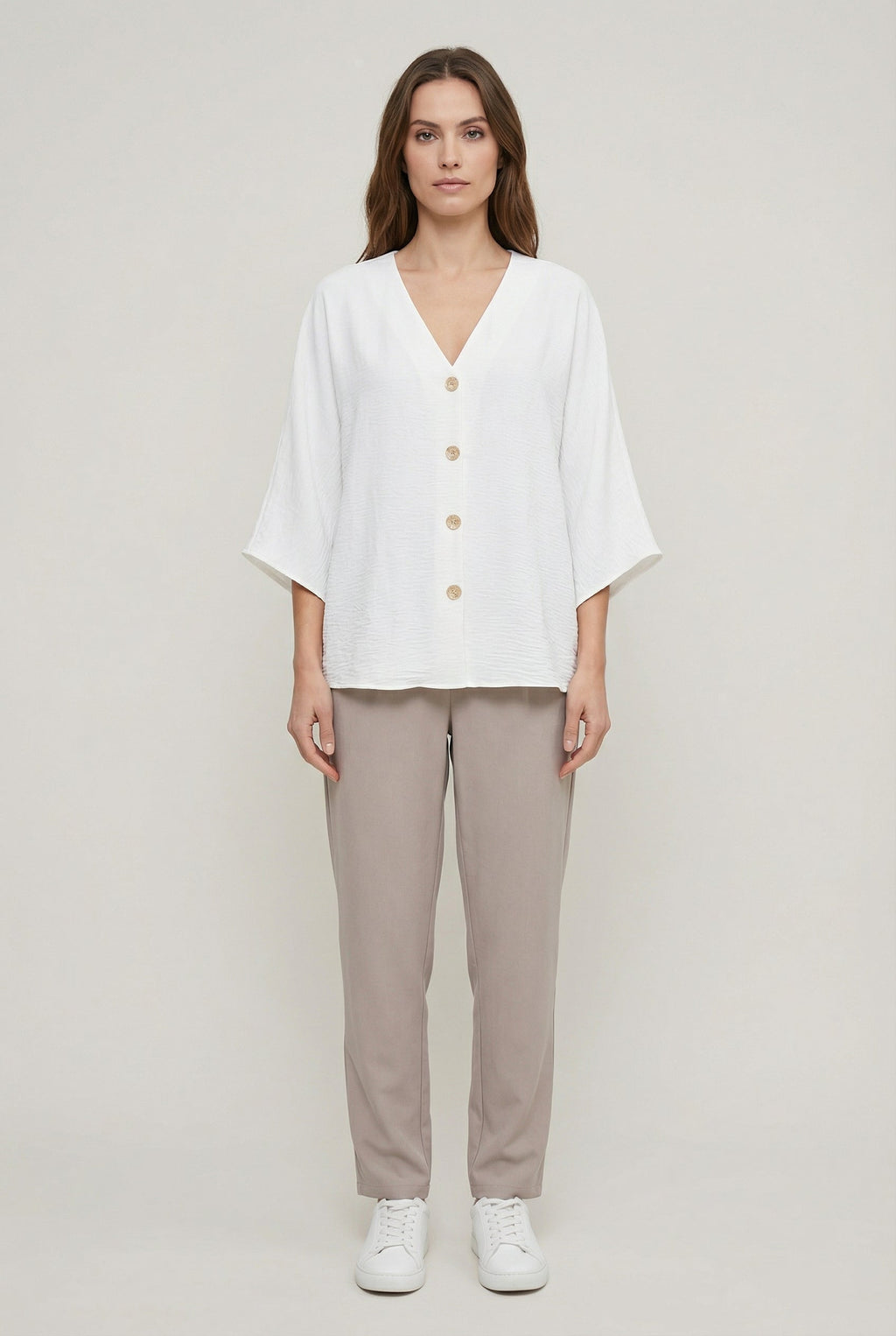 Women's  Soft Fabric Loose Fit Casual Blouse
