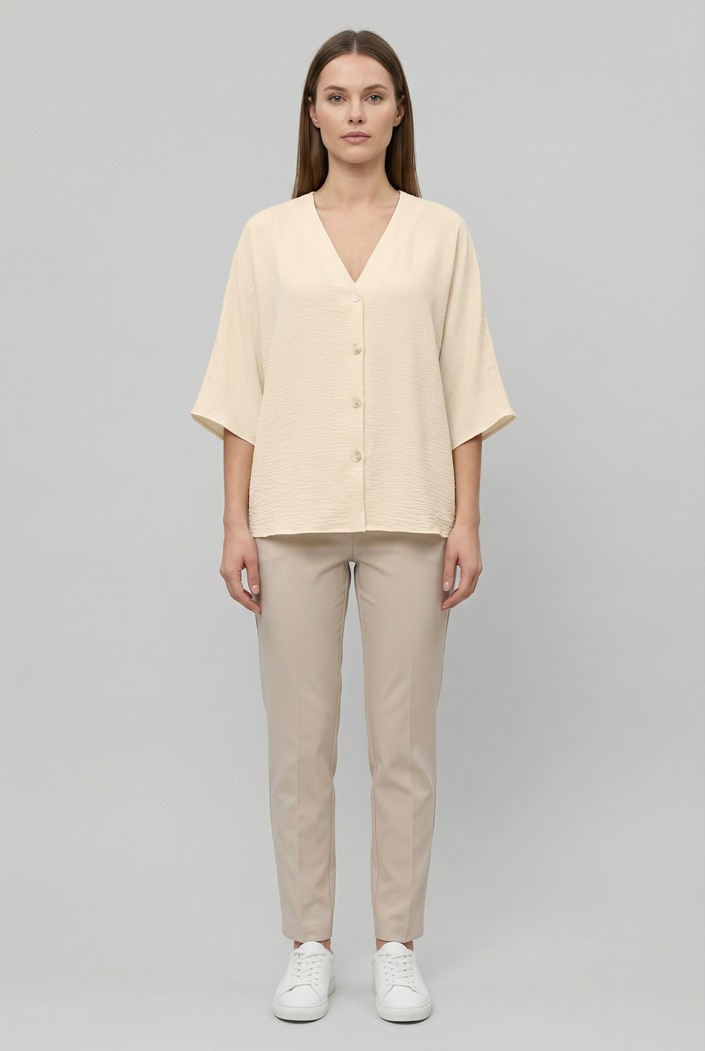 Women's  Soft Fabric Loose Fit Casual Blouse
