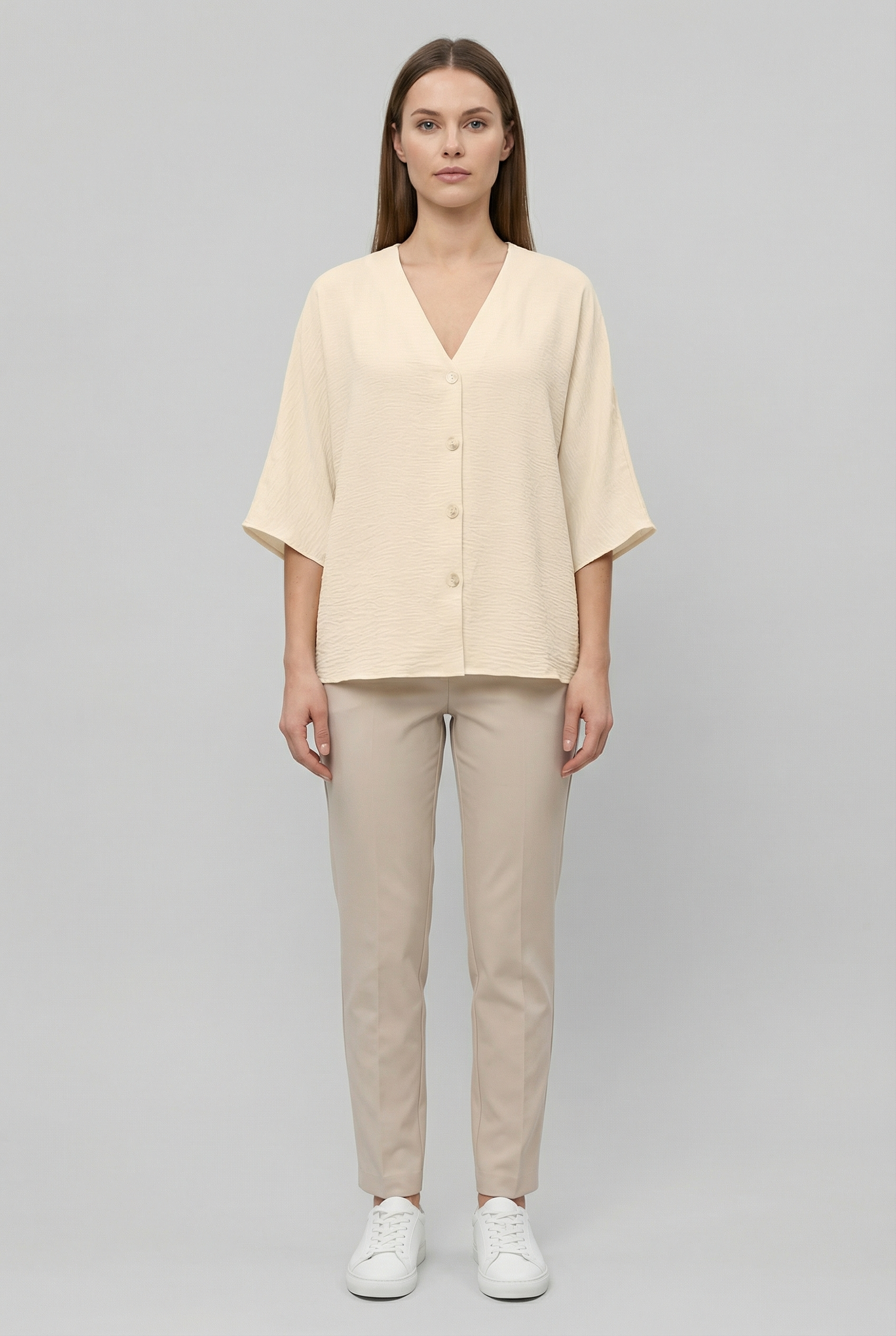 Women's  Soft Fabric Loose Fit Casual Blouse