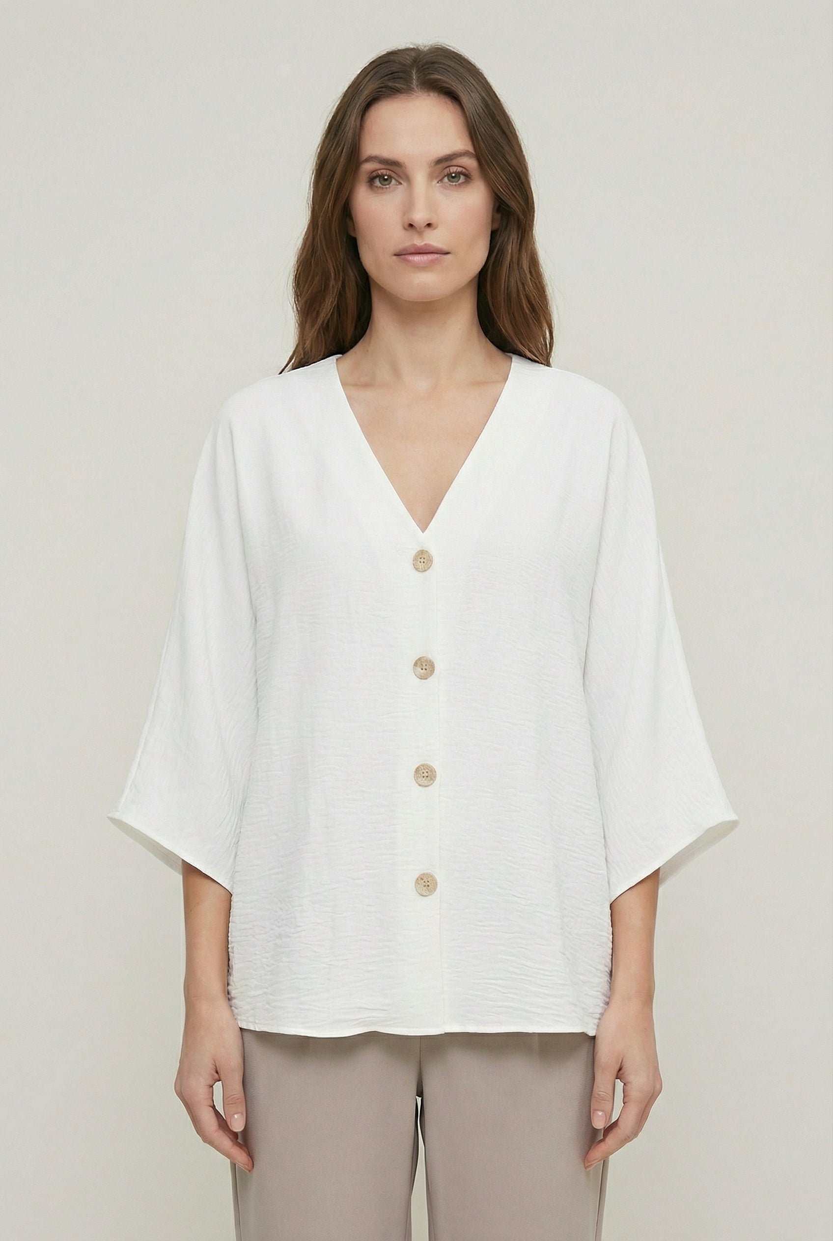 Women's  Soft Fabric Loose Fit Casual Blouse