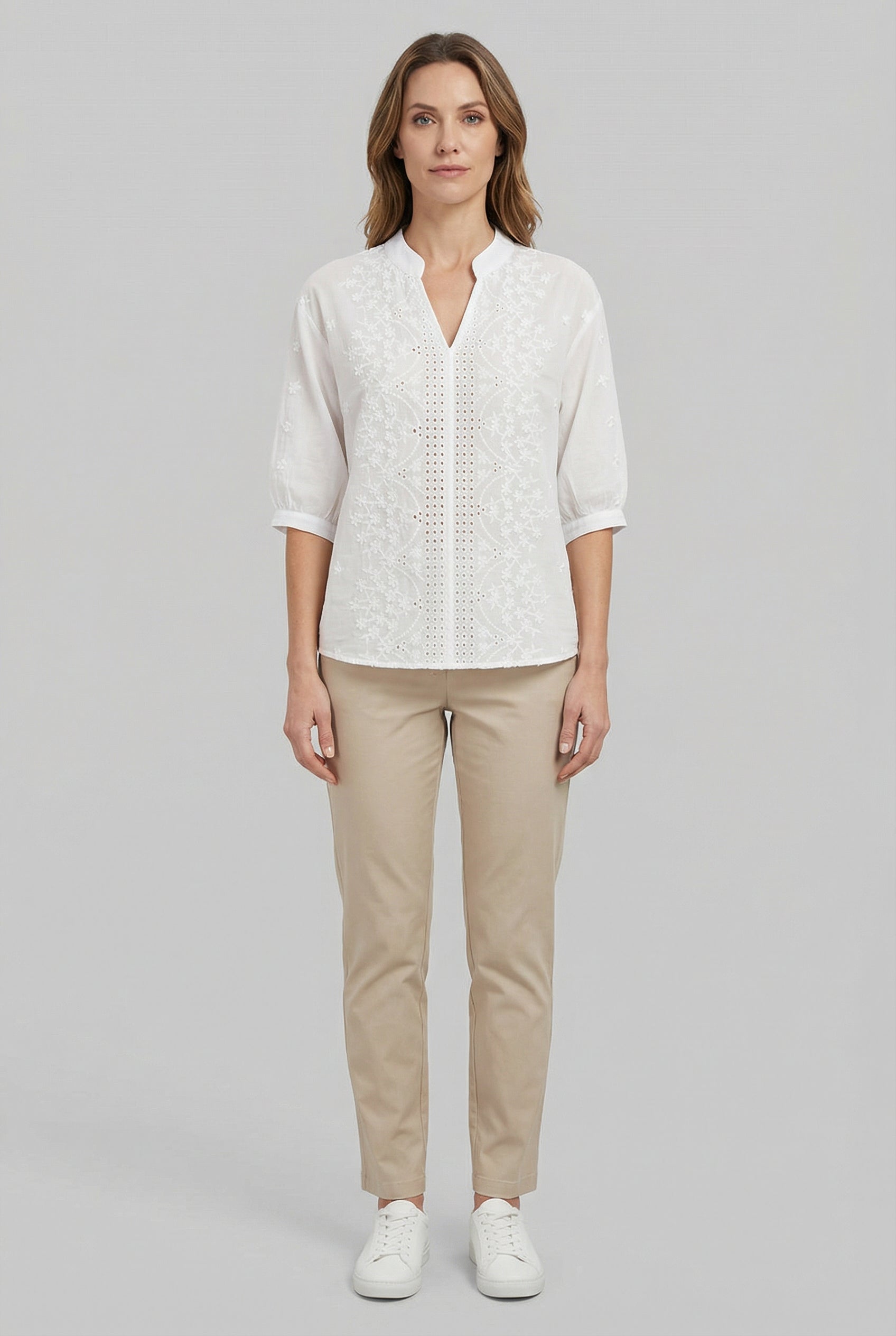 Women's Lightweight Fabric Blouse - Casual Fit