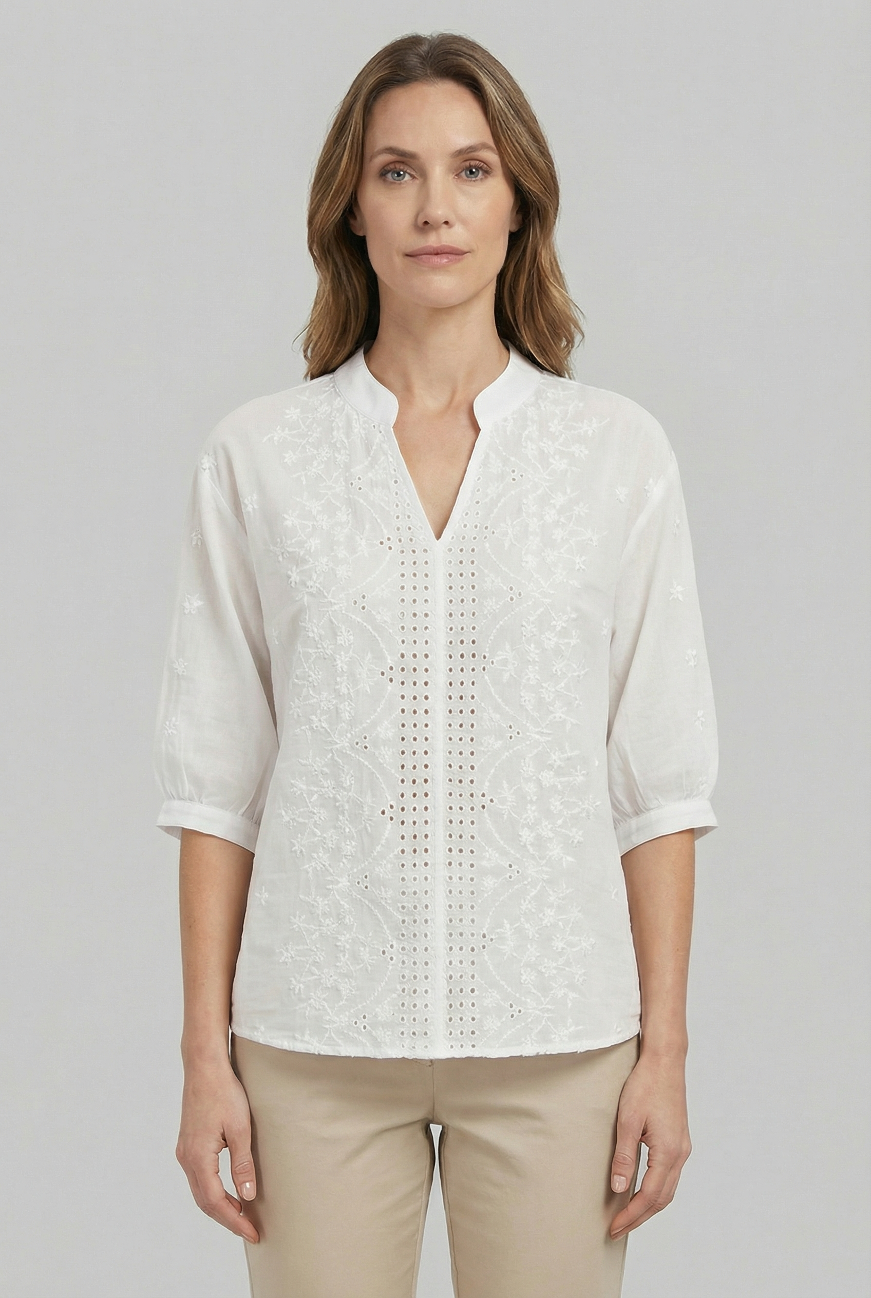 Women's Lightweight Fabric Blouse - Casual Fit