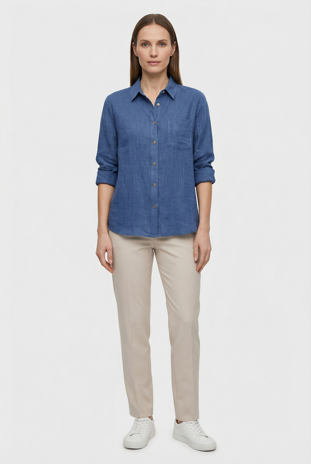 Women's Cotton Loose Fit Casual Style Shirt