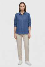 Women's Cotton Loose Fit Casual Style Shirt