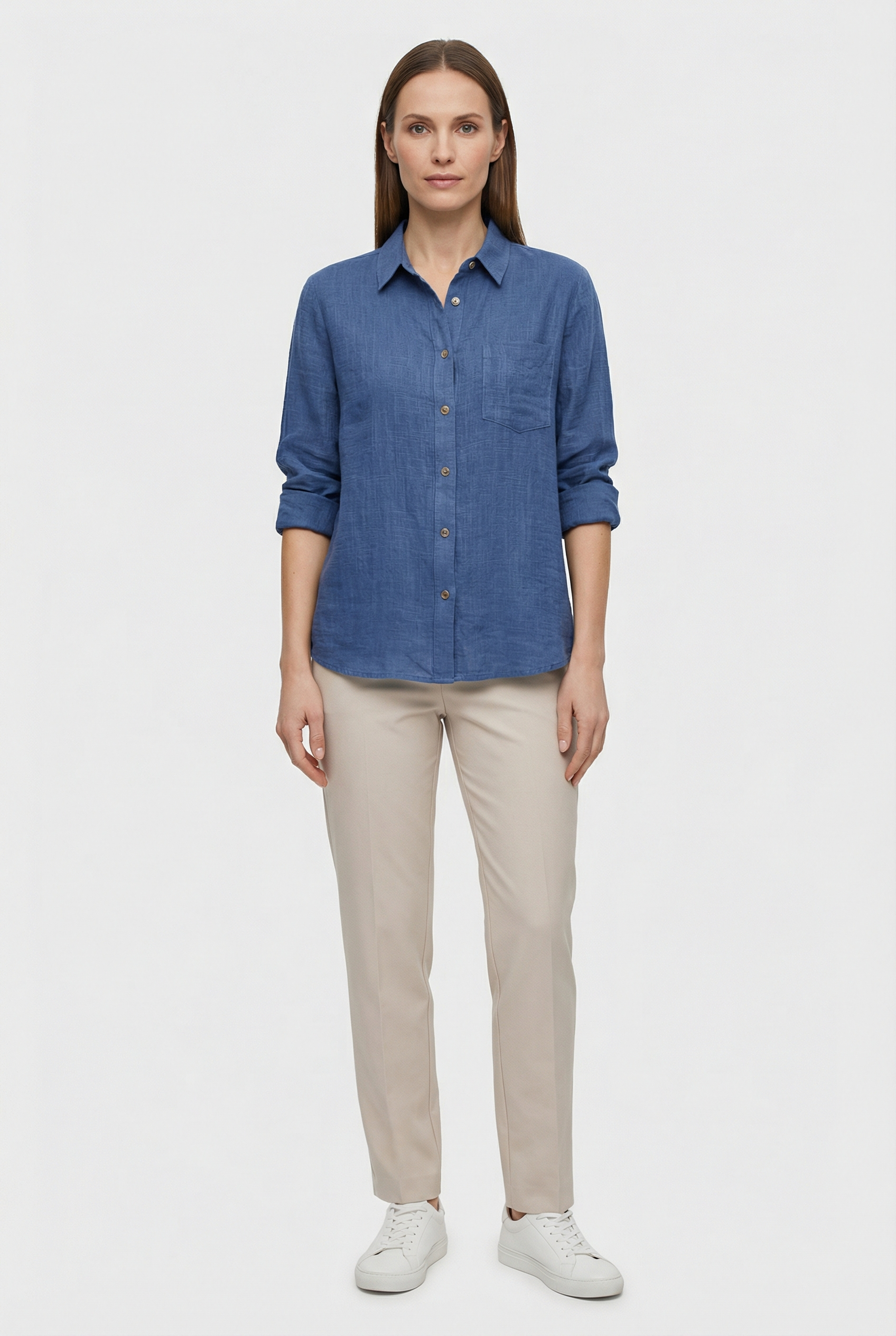 Women's Cotton Loose Fit Casual Style Shirt