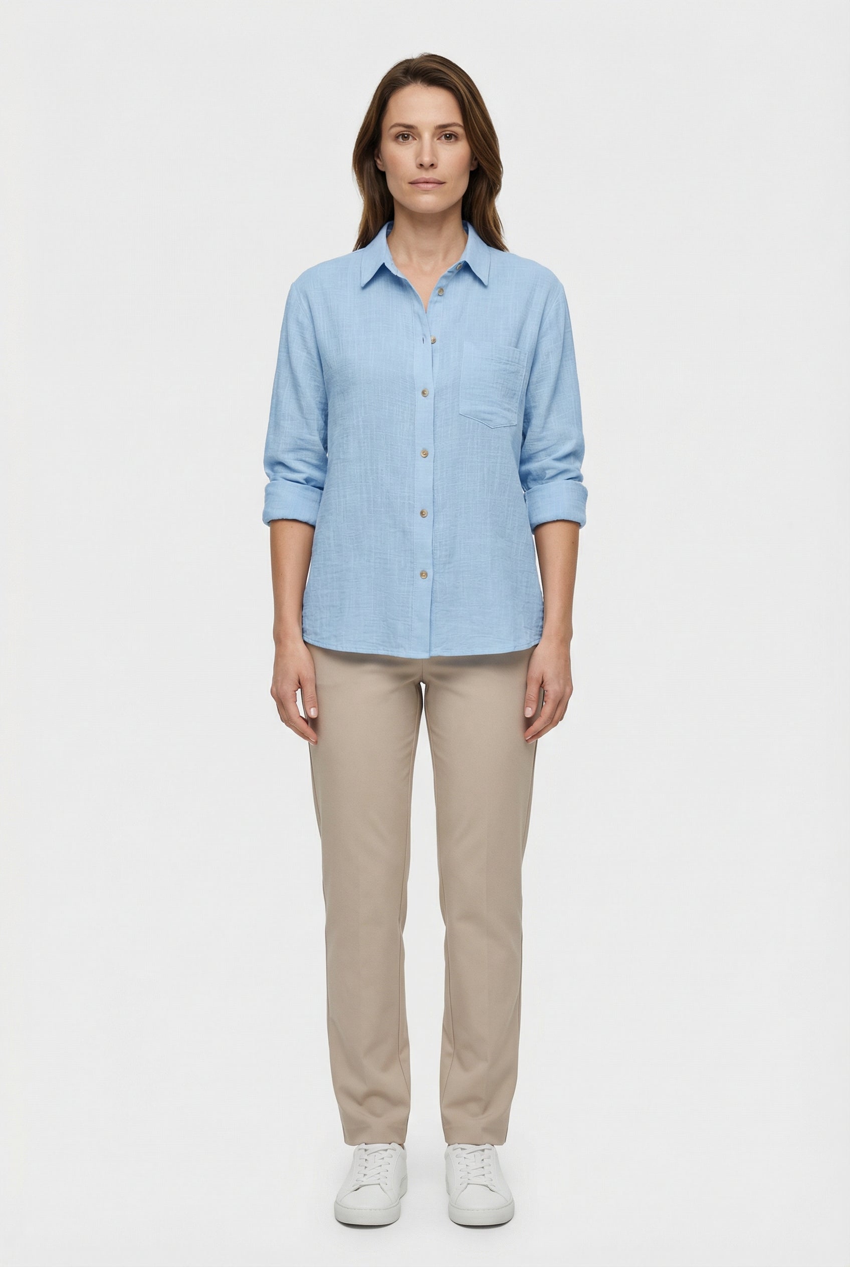 Women's Cotton Loose Fit Casual Style Shirt