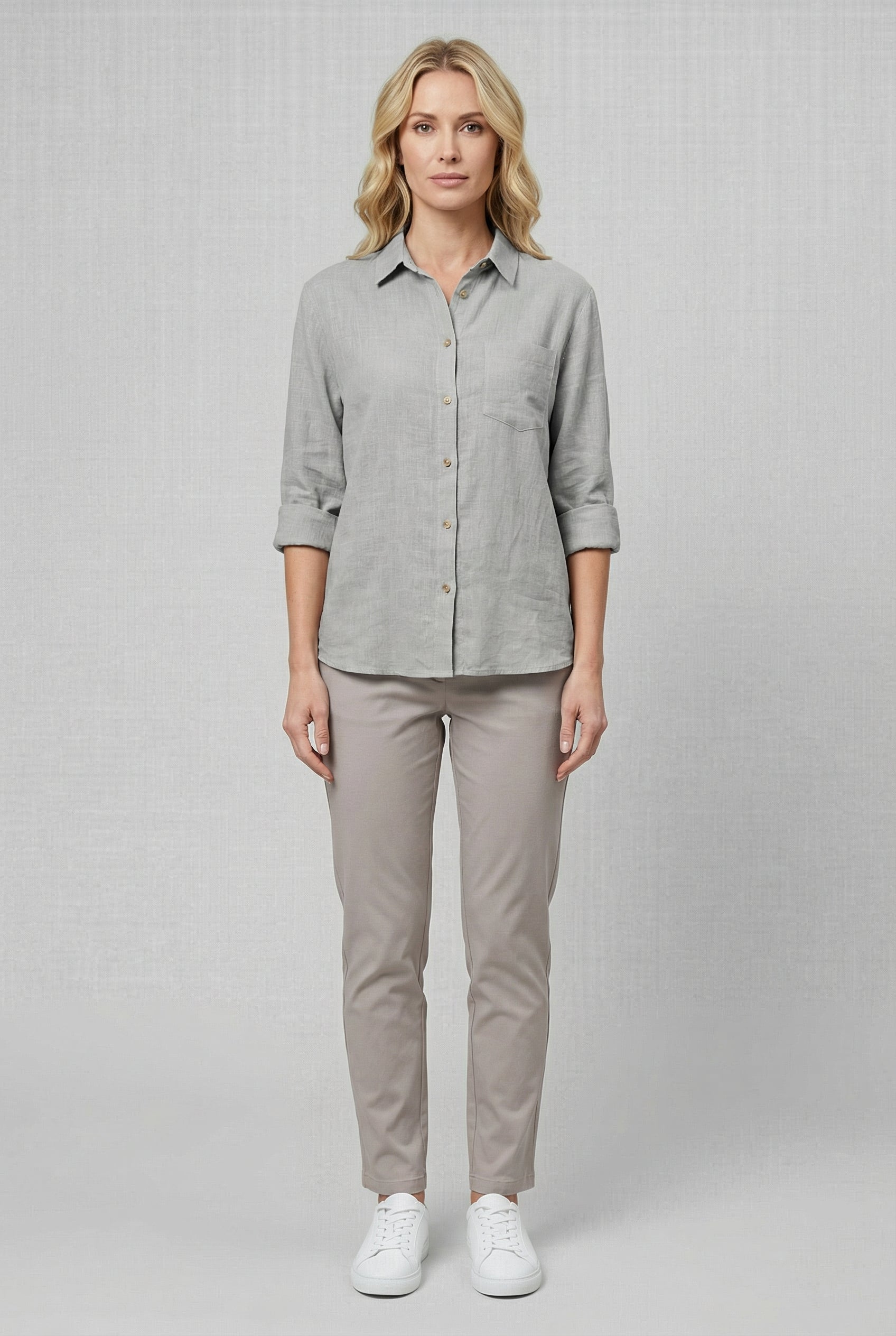 Women's Cotton Loose Fit Casual Style Shirt