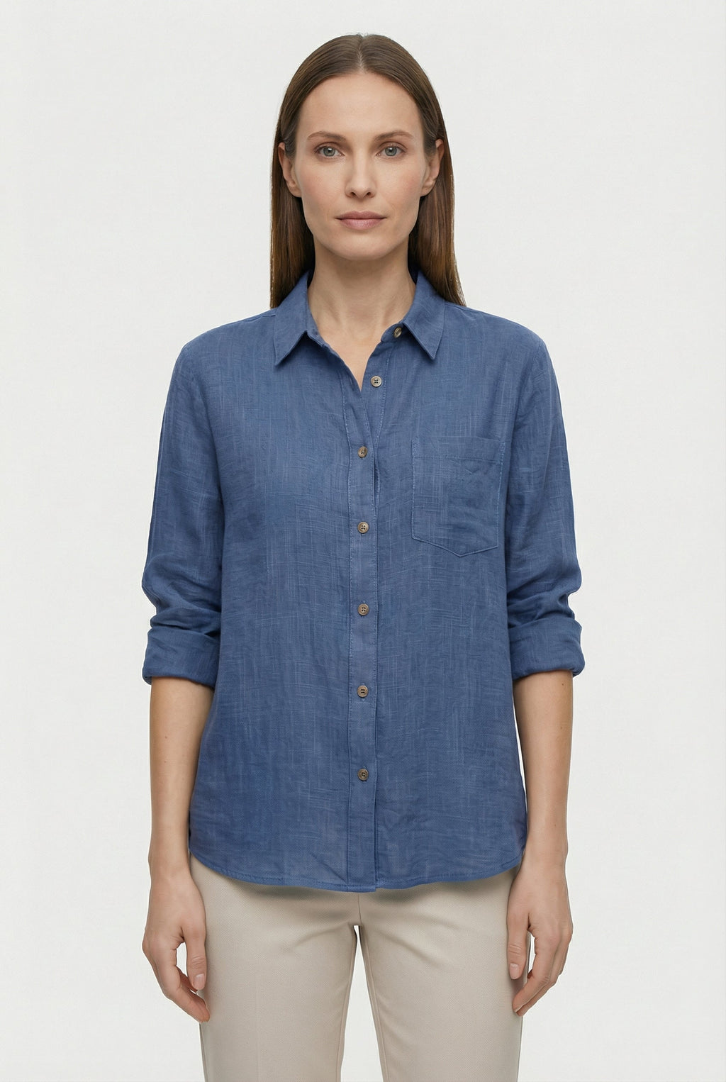 Women's Cotton Loose Fit Casual Style Shirt