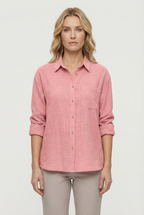 Women's Cotton Loose Fit Casual Style Shirt