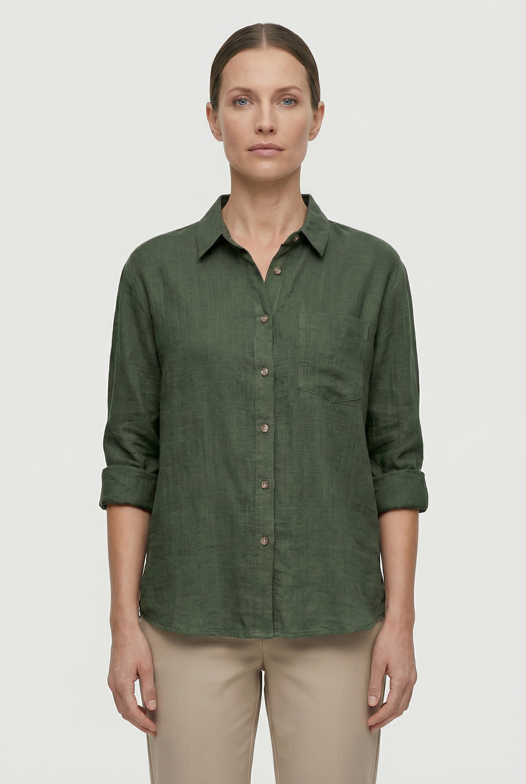 Women's Cotton Loose Fit Casual Style Shirt