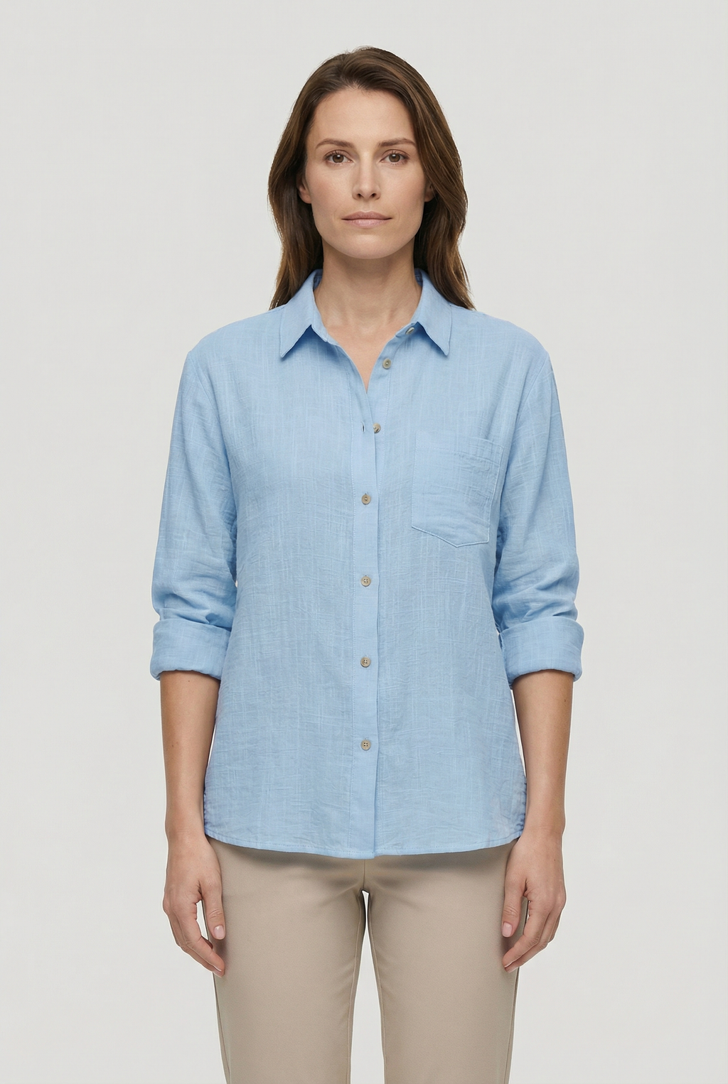 Women's Cotton Loose Fit Casual Style Shirt