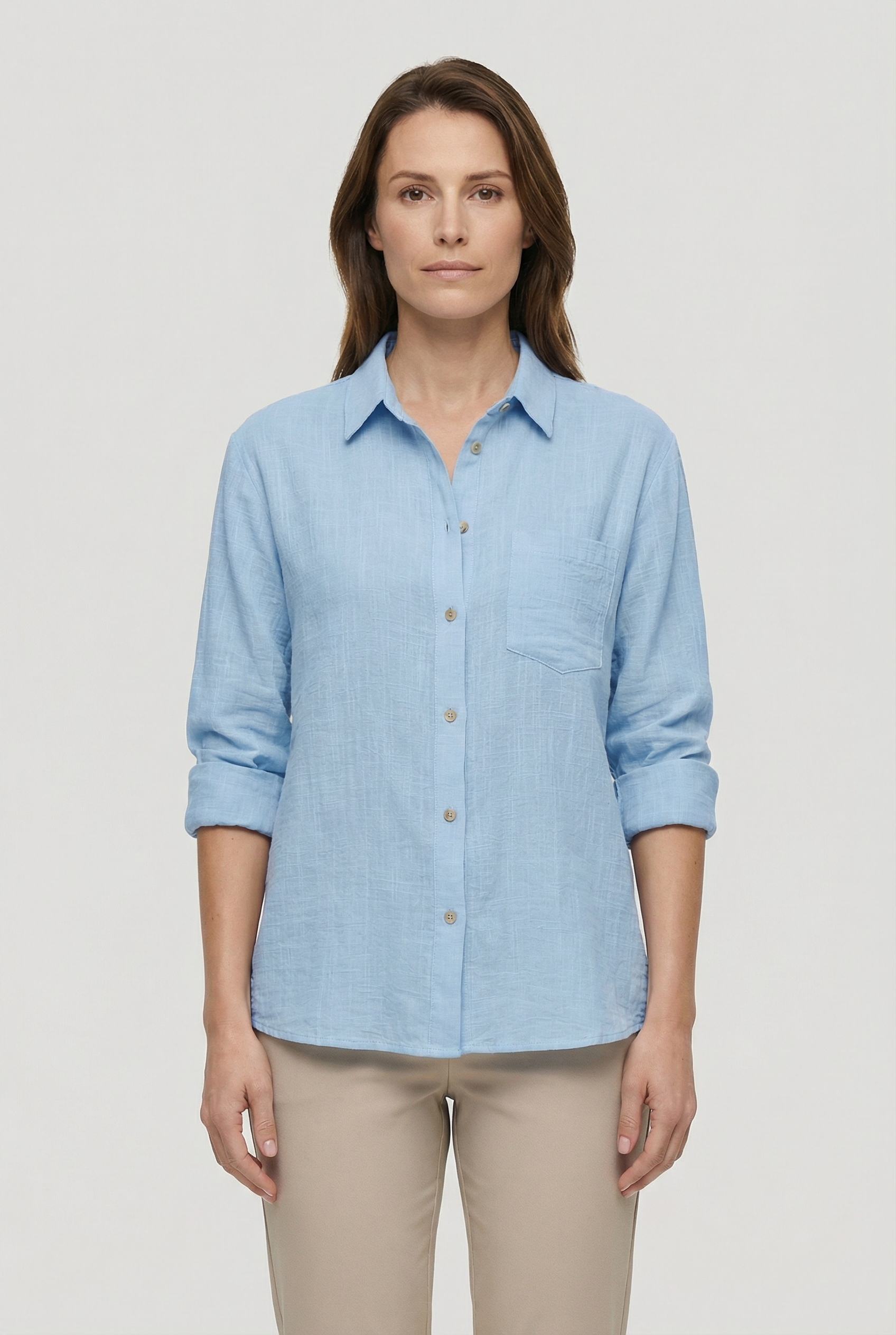 Women's Cotton Loose Fit Casual Style Shirt