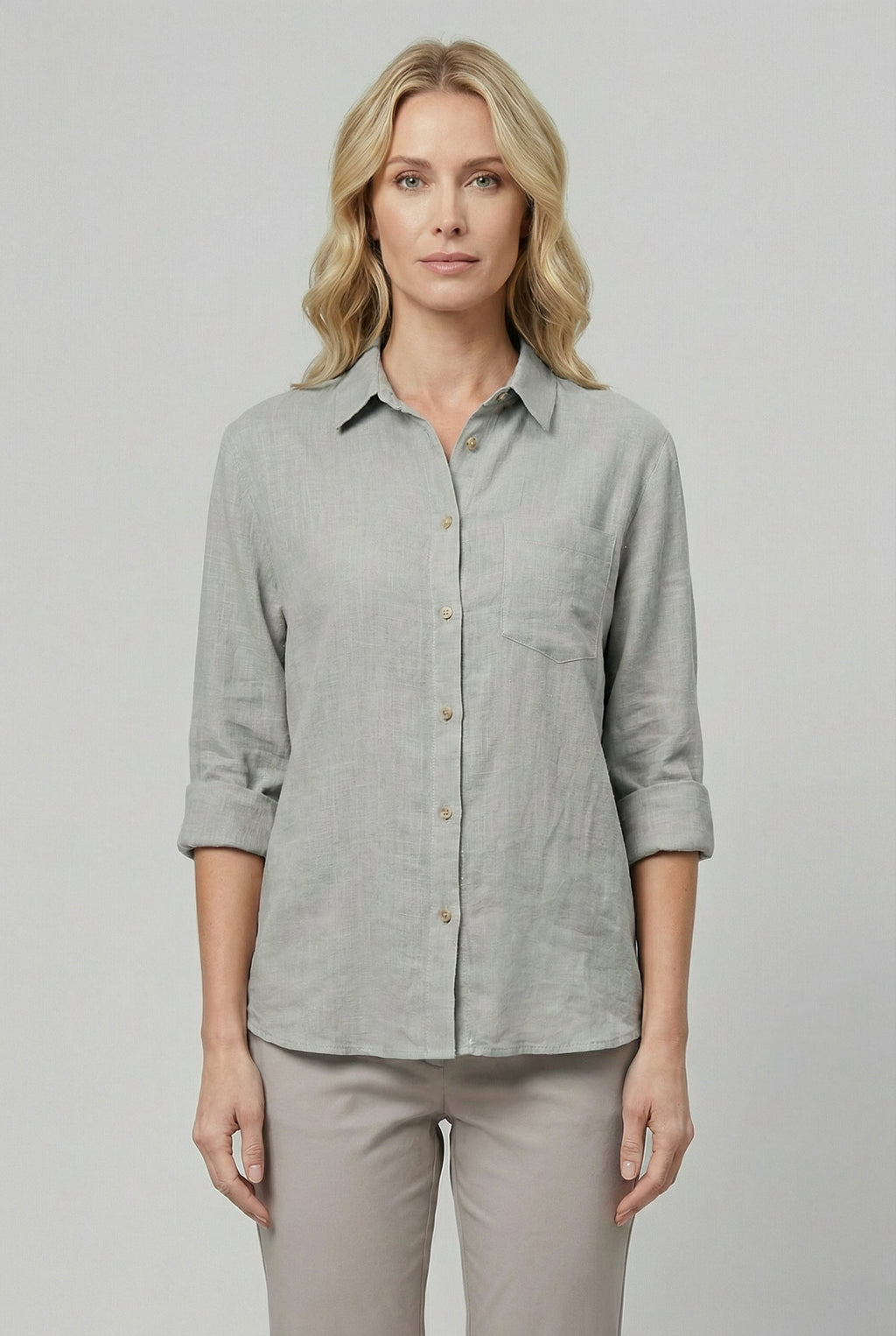 Women's Cotton Loose Fit Casual Style Shirt