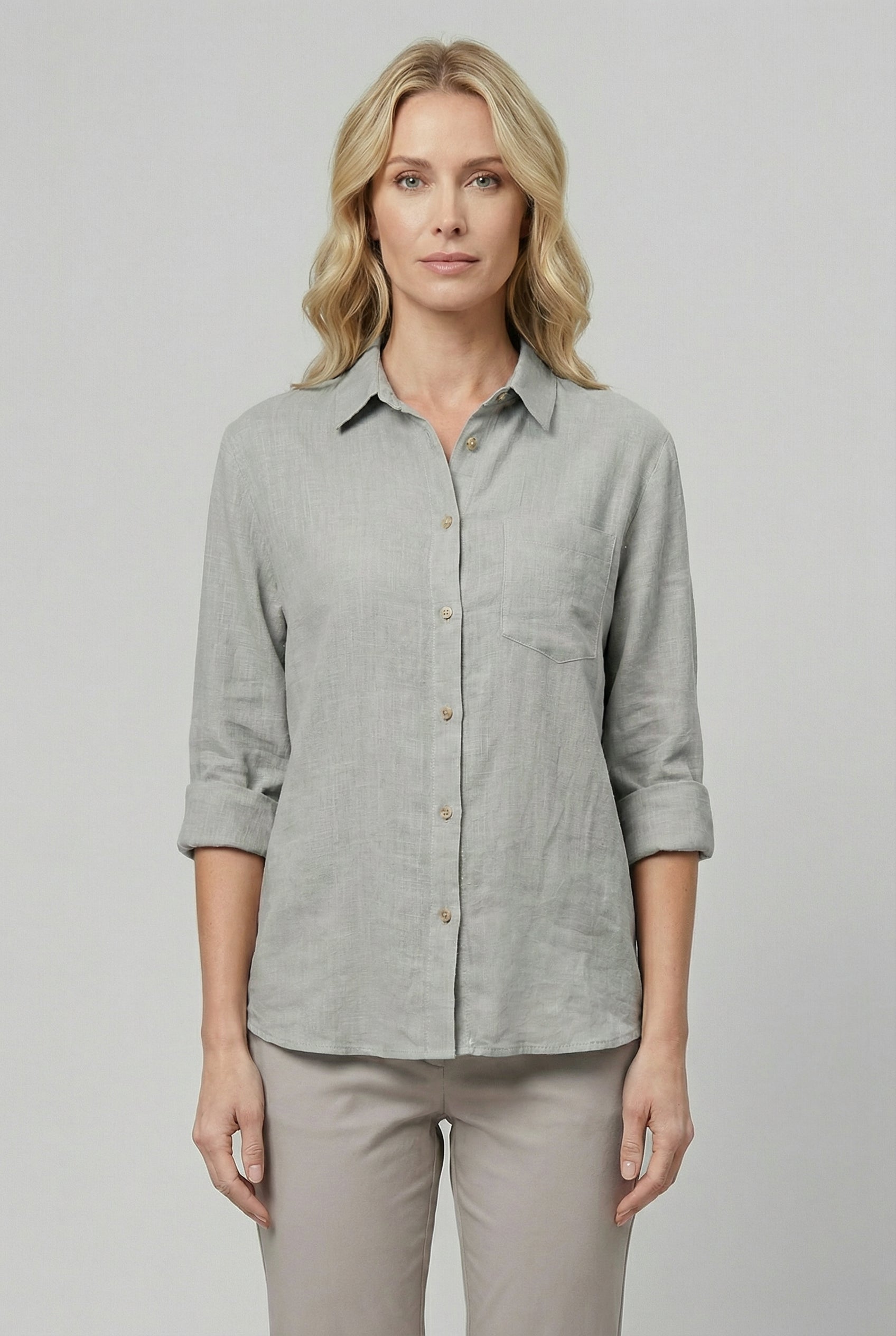 Women's Cotton Loose Fit Casual Style Shirt