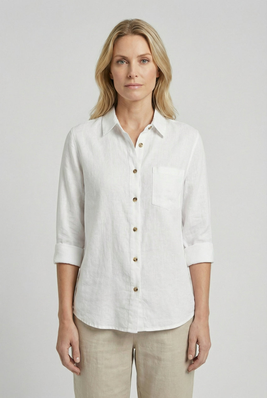 Women's Cotton Loose Fit Casual Style Shirt