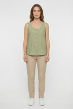 Women's  Soft Breathable Fabric Tank Top - Casual Loose Fit