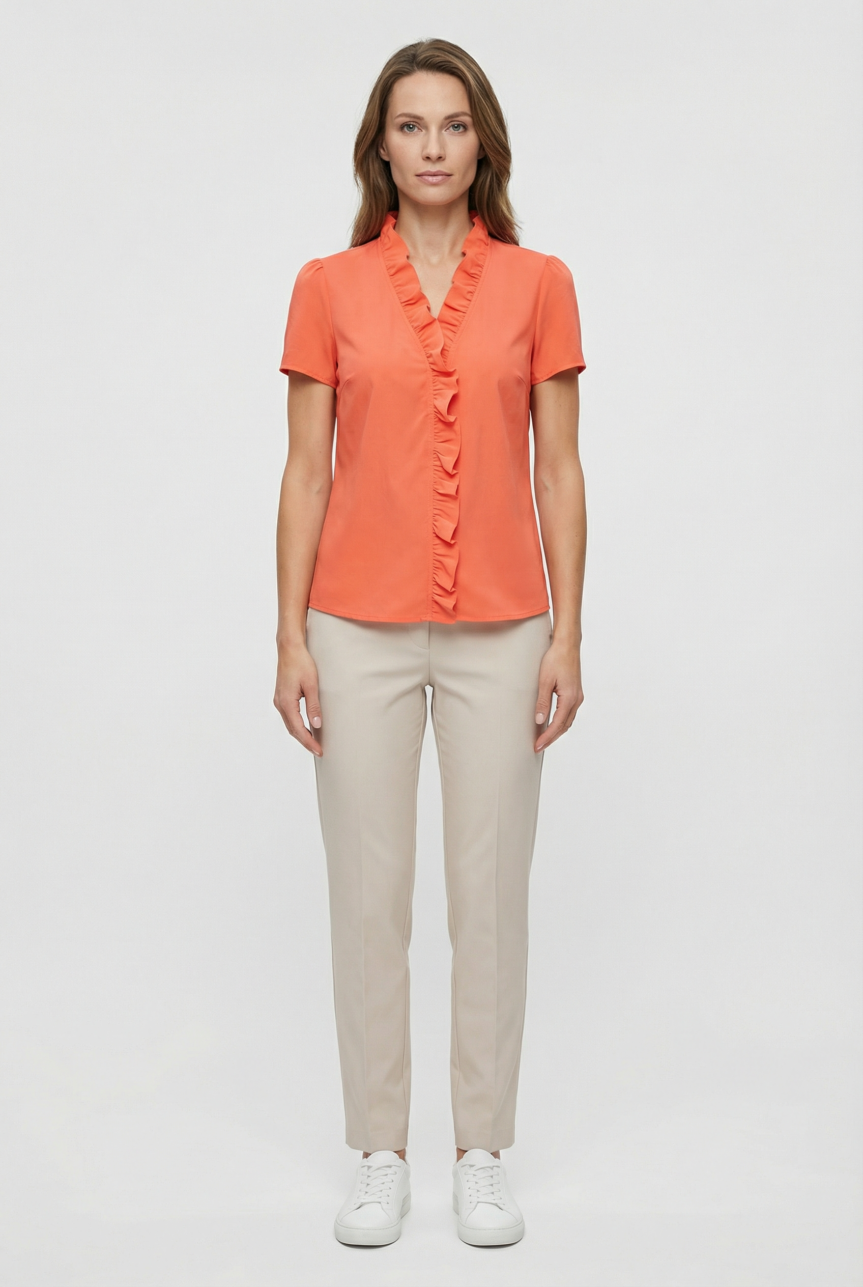 Women's Lightweight Fabric Blouse - Casual Fit