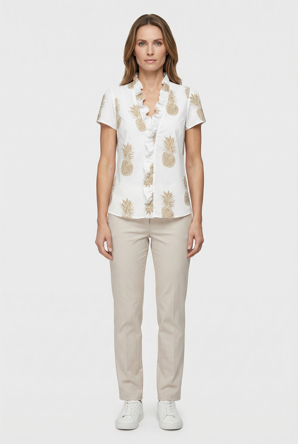 Women's Lightweight Fabric Blouse - Casual Fit