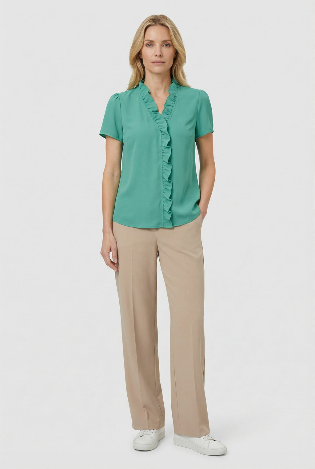Women's Lightweight Fabric Blouse - Casual Fit