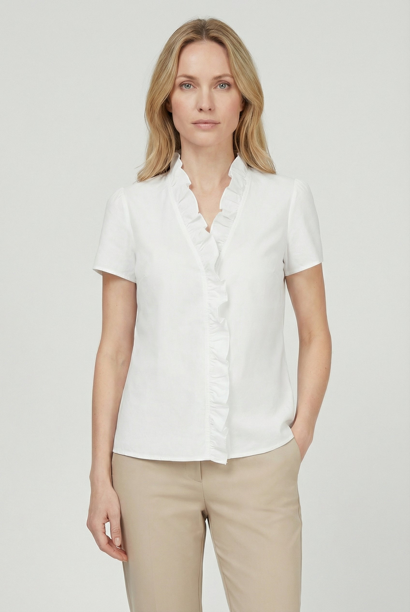 Women's Lightweight Fabric Blouse - Casual Fit