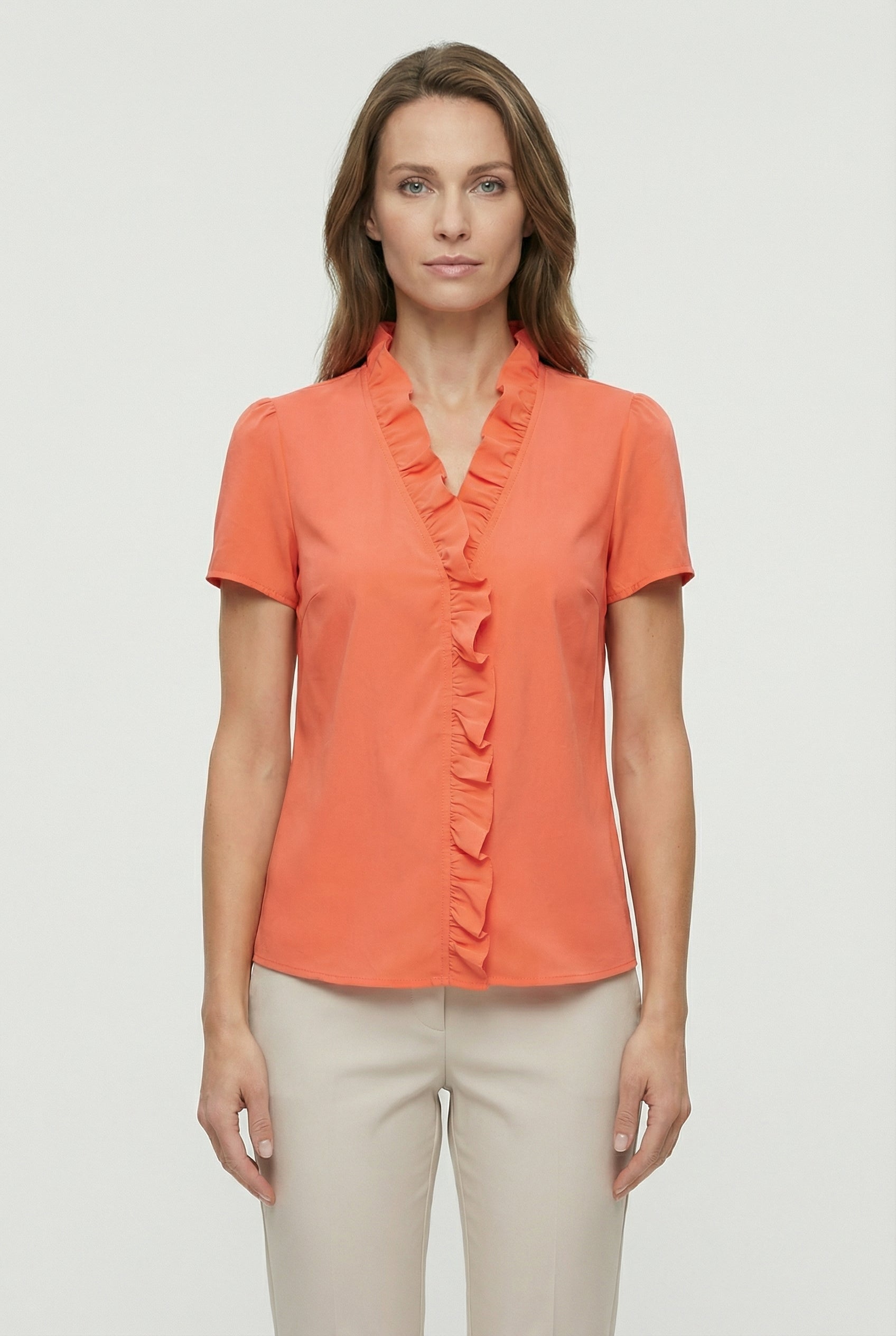 Women's Lightweight Fabric Blouse - Casual Fit