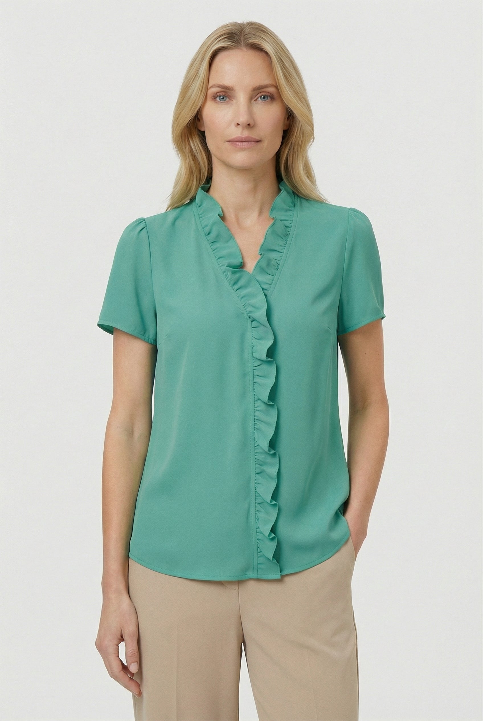 Women's Lightweight Fabric Blouse - Casual Fit