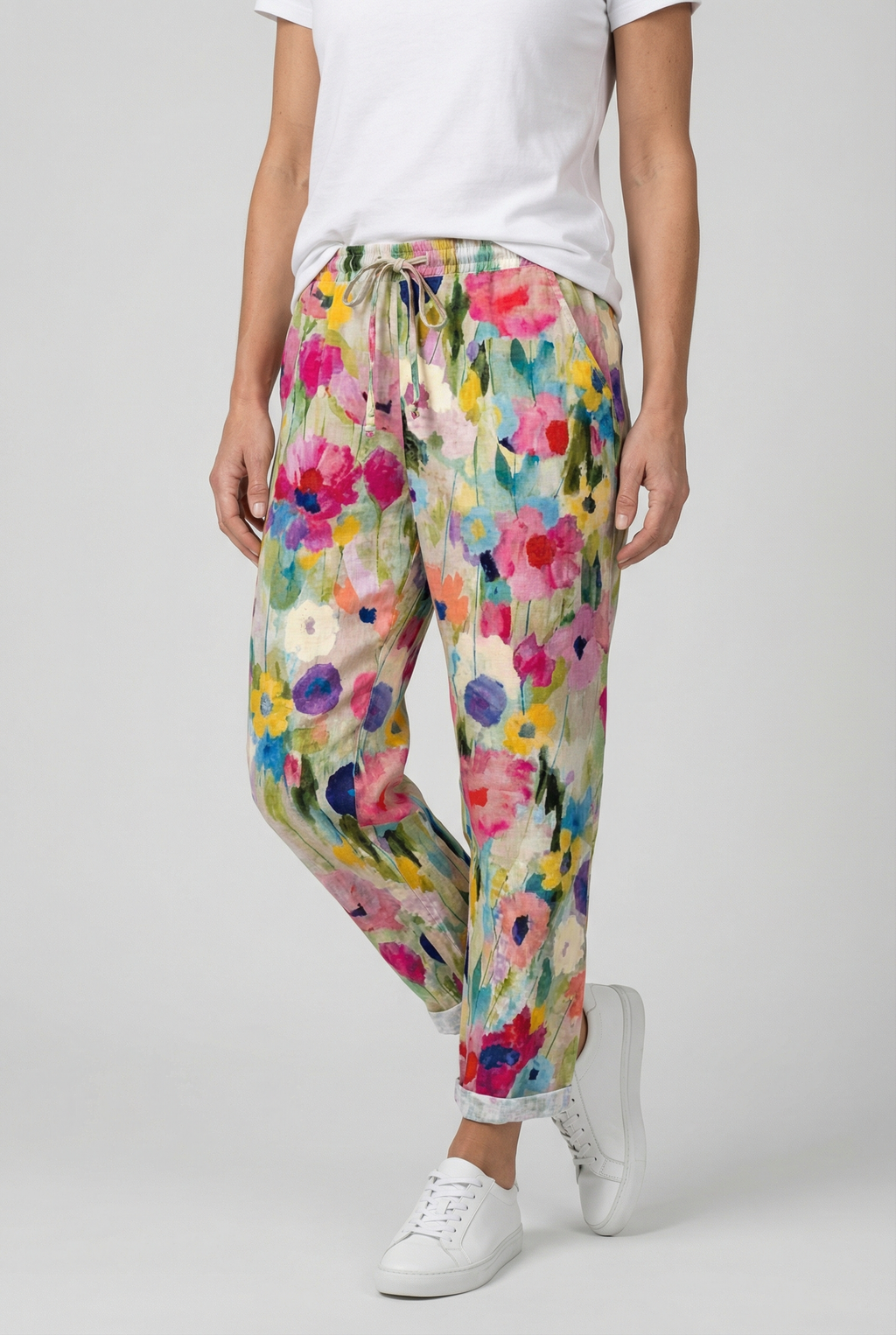 Women's Summer Sweatpants - Comfortable Fit With Elastic Waistband