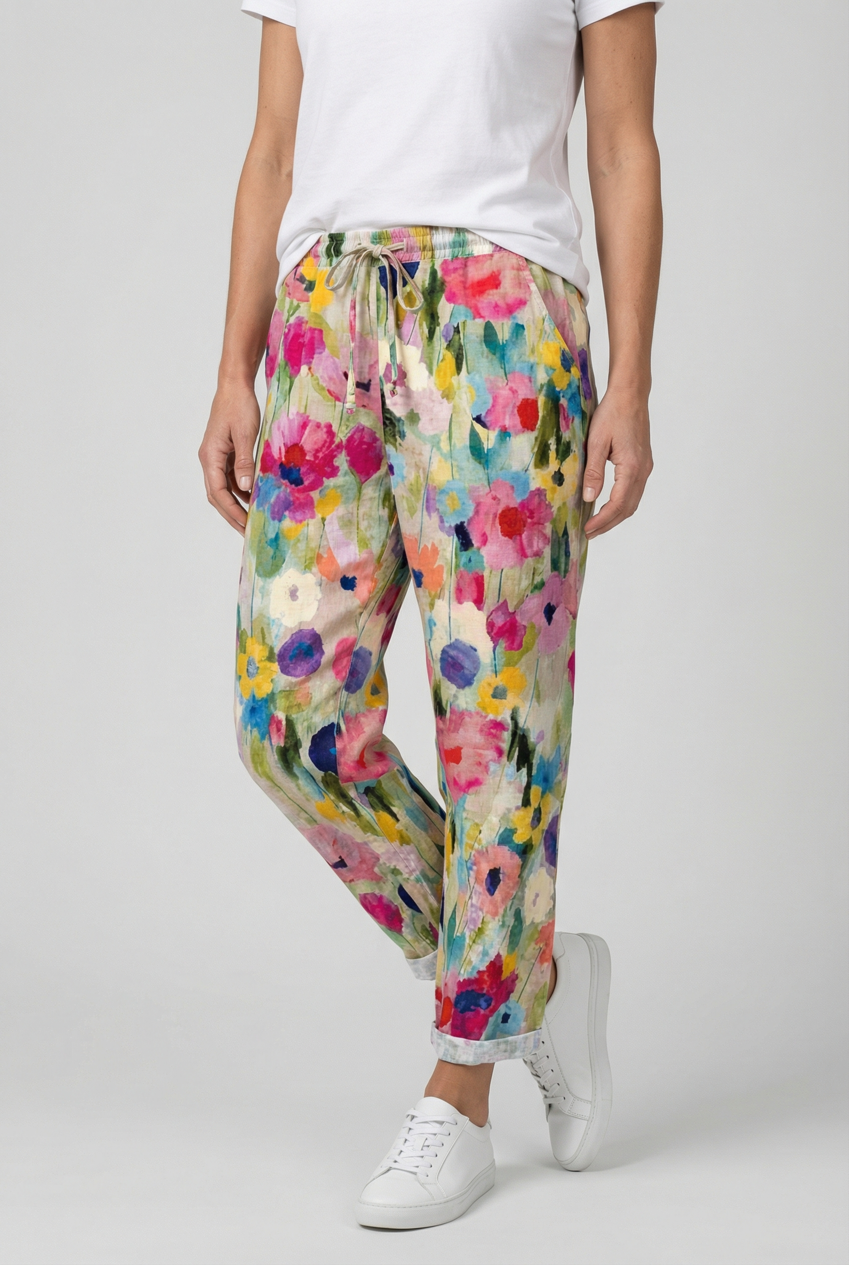 Women's Summer Sweatpants - Comfortable Fit With Elastic Waistband