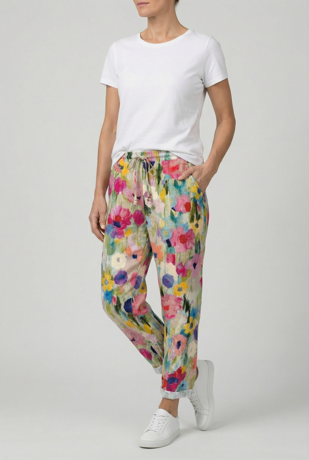 Women's Summer Sweatpants - Comfortable Fit With Elastic Waistband