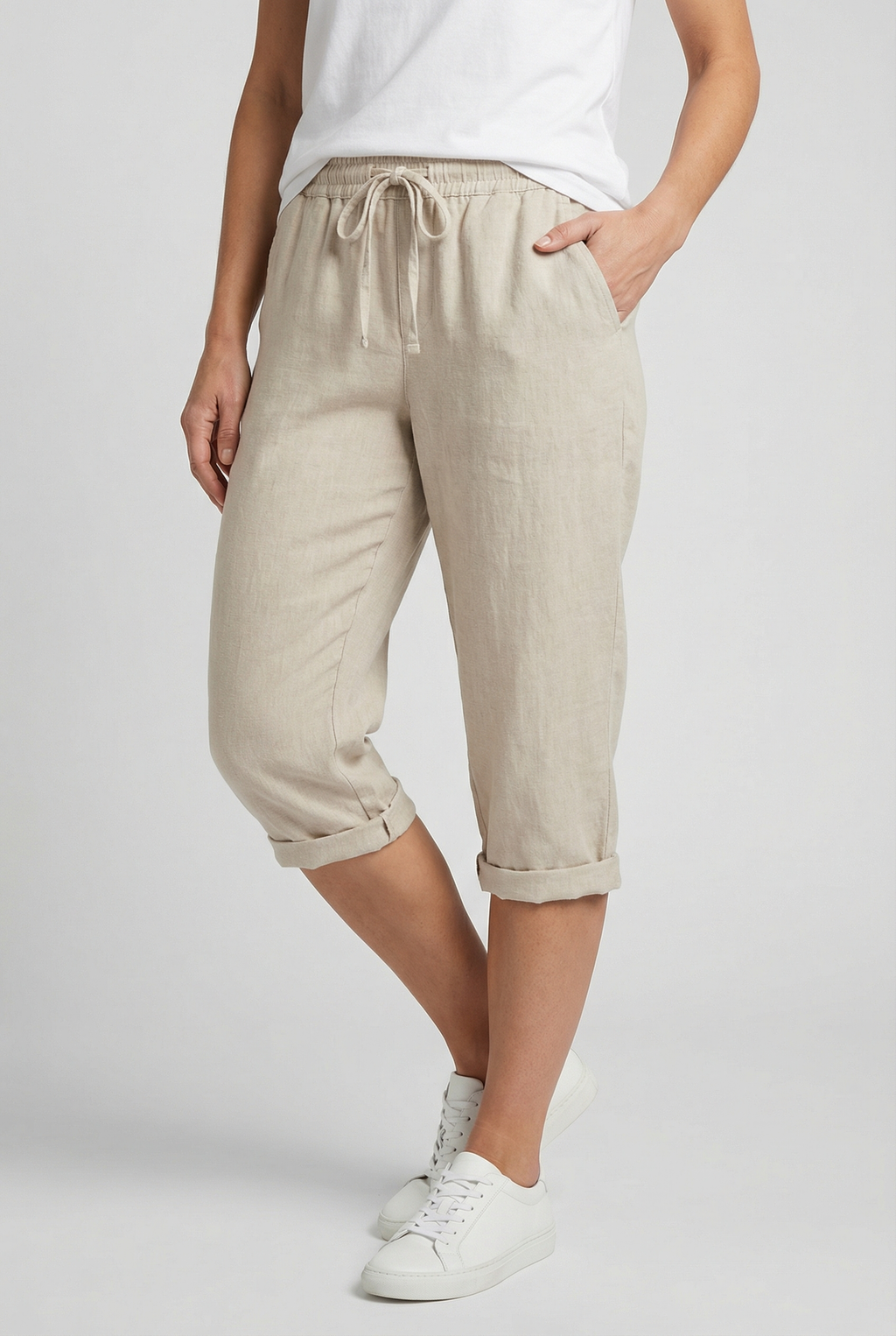 Women's Breathable Shorts with Pockets for Casual Wear