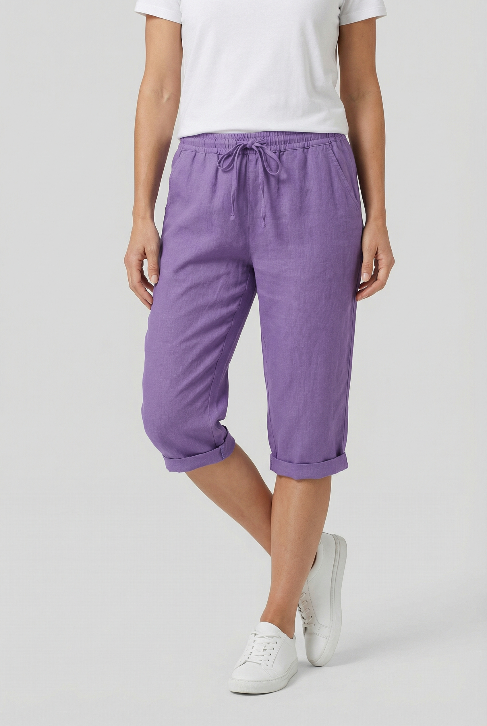 Women's Breathable Shorts with Pockets for Casual Wear