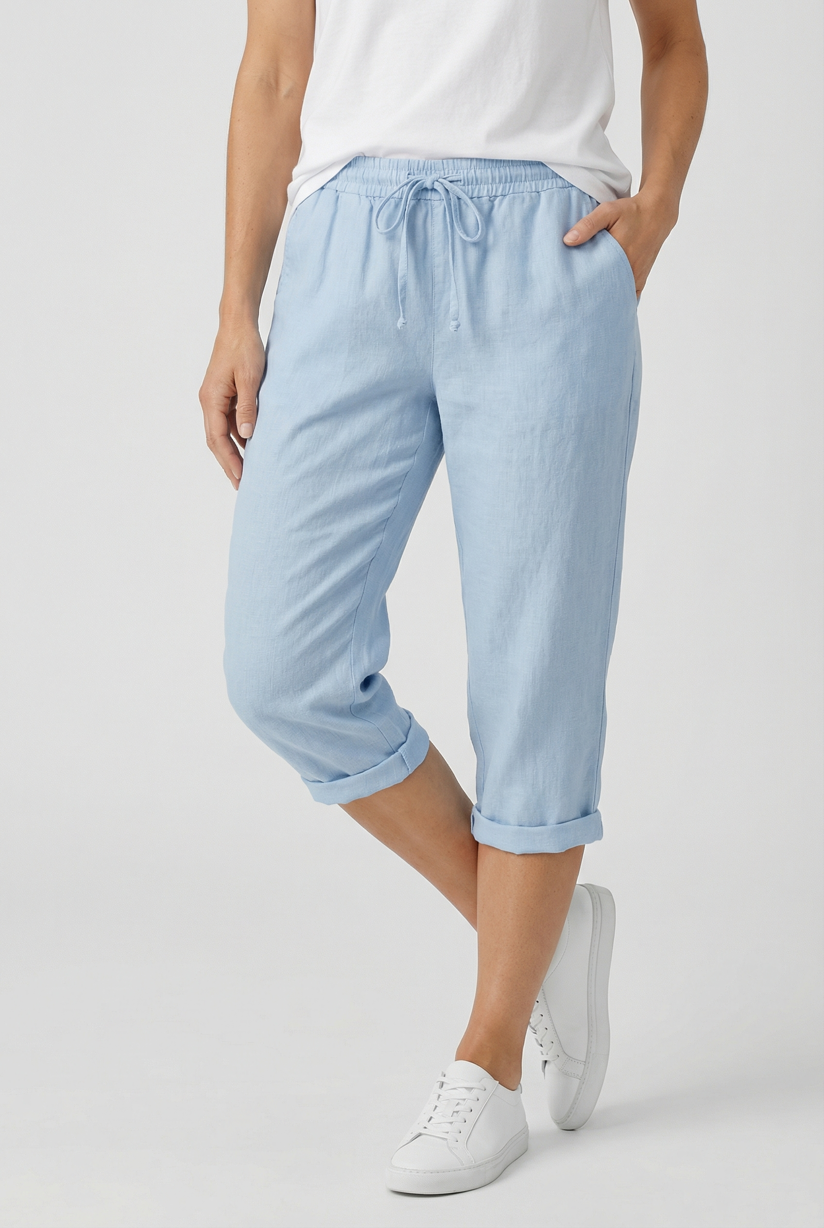 Women's Breathable Shorts with Pockets for Casual Wear