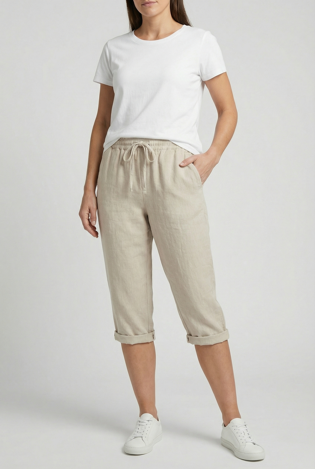 Women's Breathable Shorts with Pockets for Casual Wear