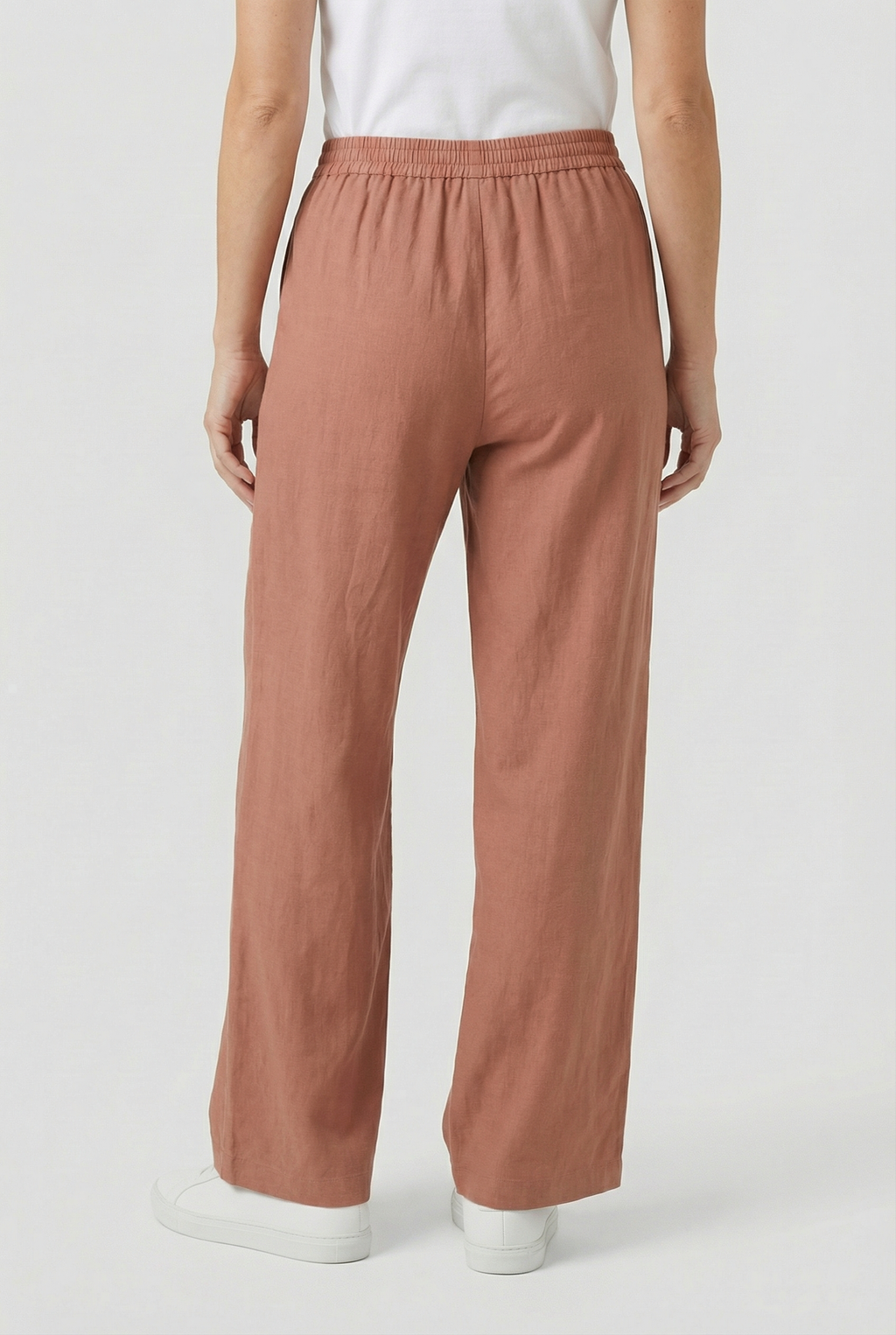 Women's High Waist Wide Leg Pants - Comfortable Fit