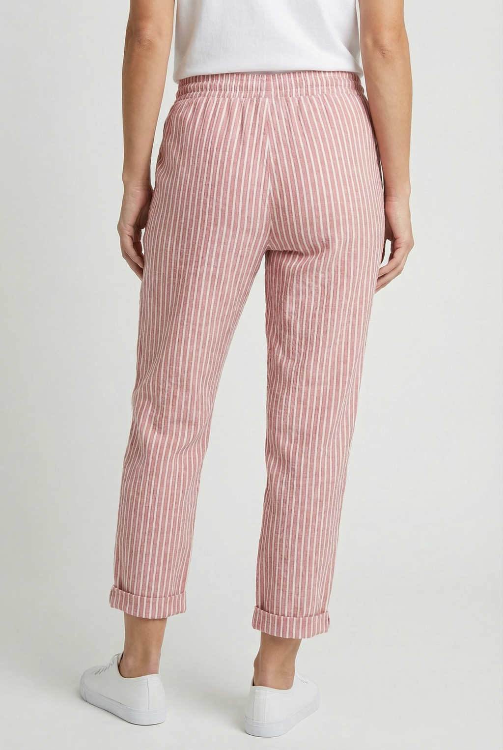 Women's Lightweight Wide Leg Trousers - Casual Fit