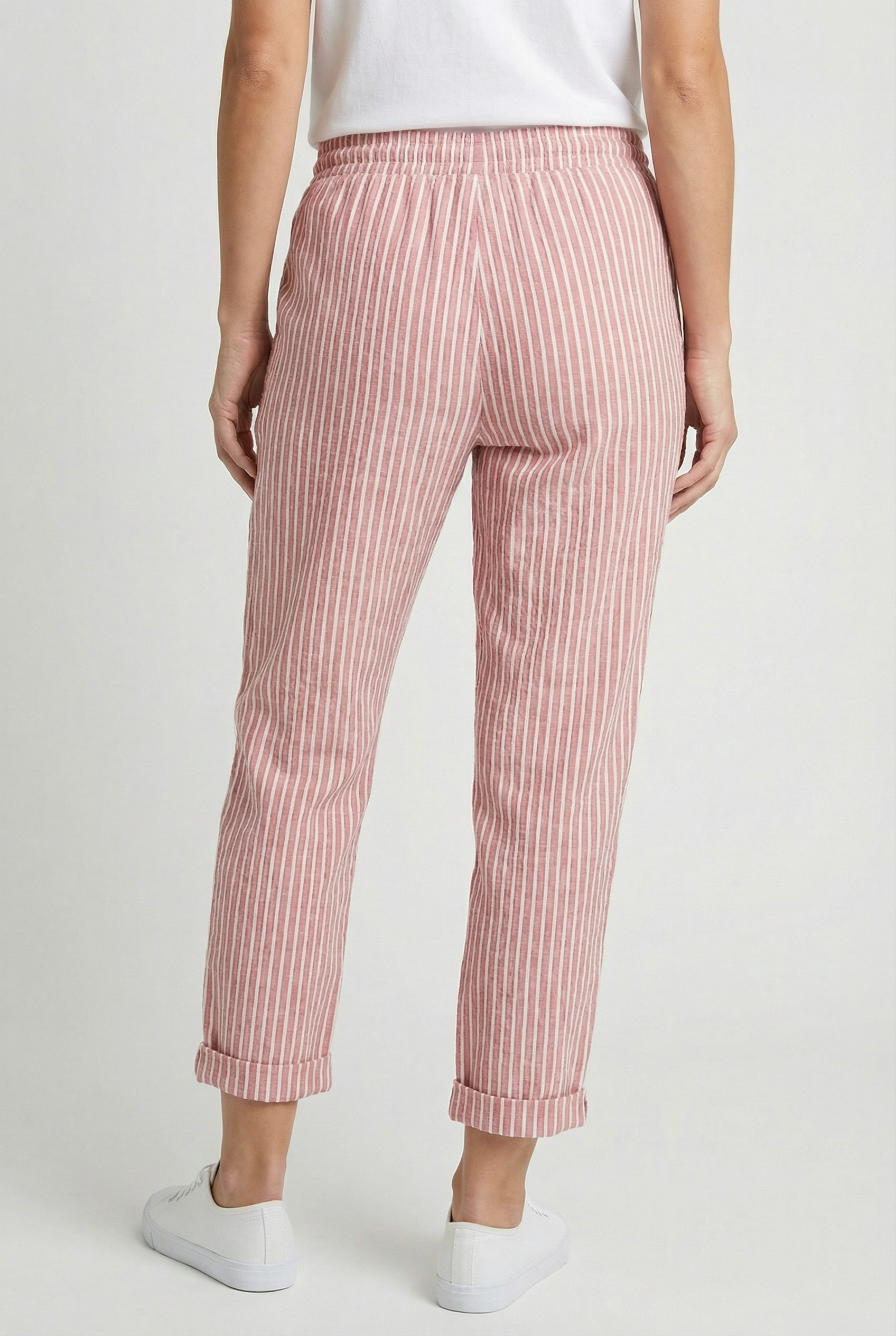 Women's Lightweight Wide Leg Trousers - Casual Fit