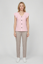 Women's Soft Fabric T-Shirt - Casual Design
