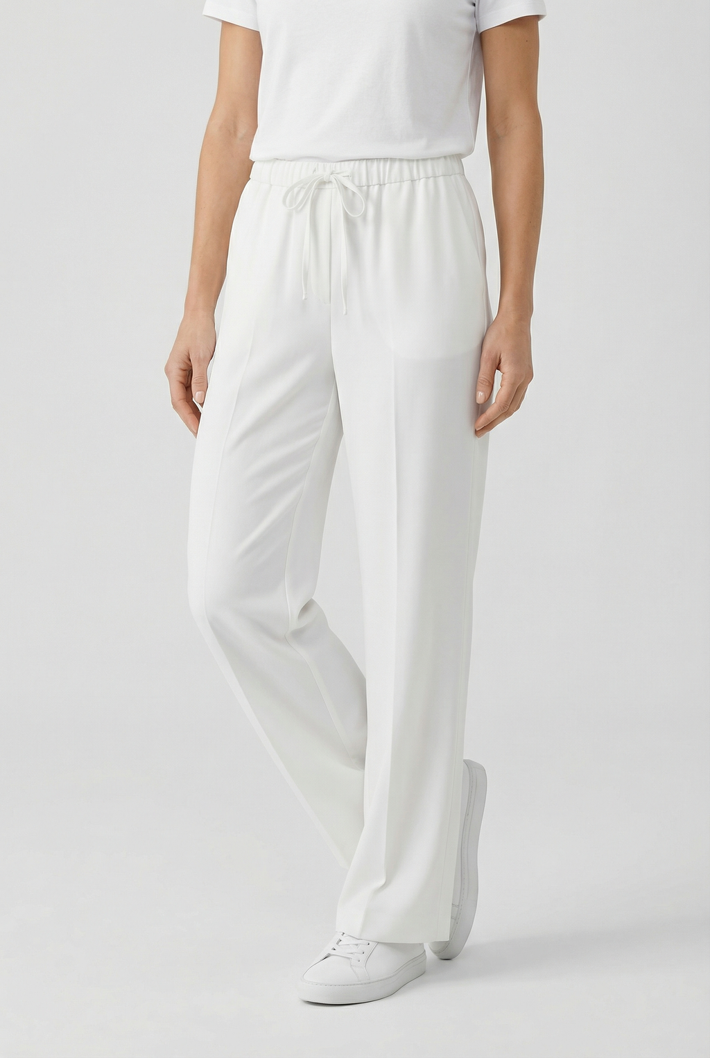 Women's Casual Lace-Up Linen Pants - Summer Style