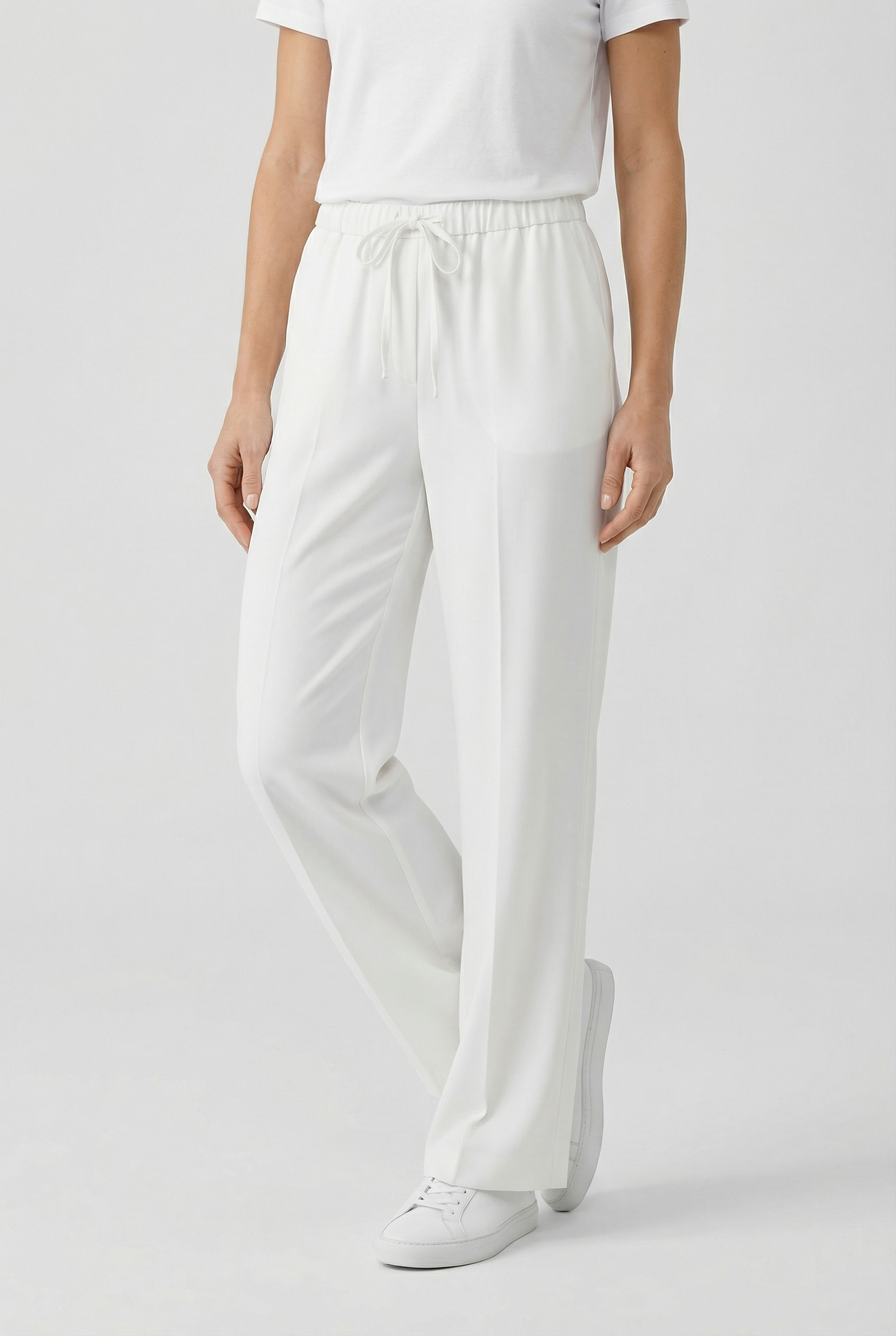 Women's Casual Lace-Up Linen Pants - Summer Style