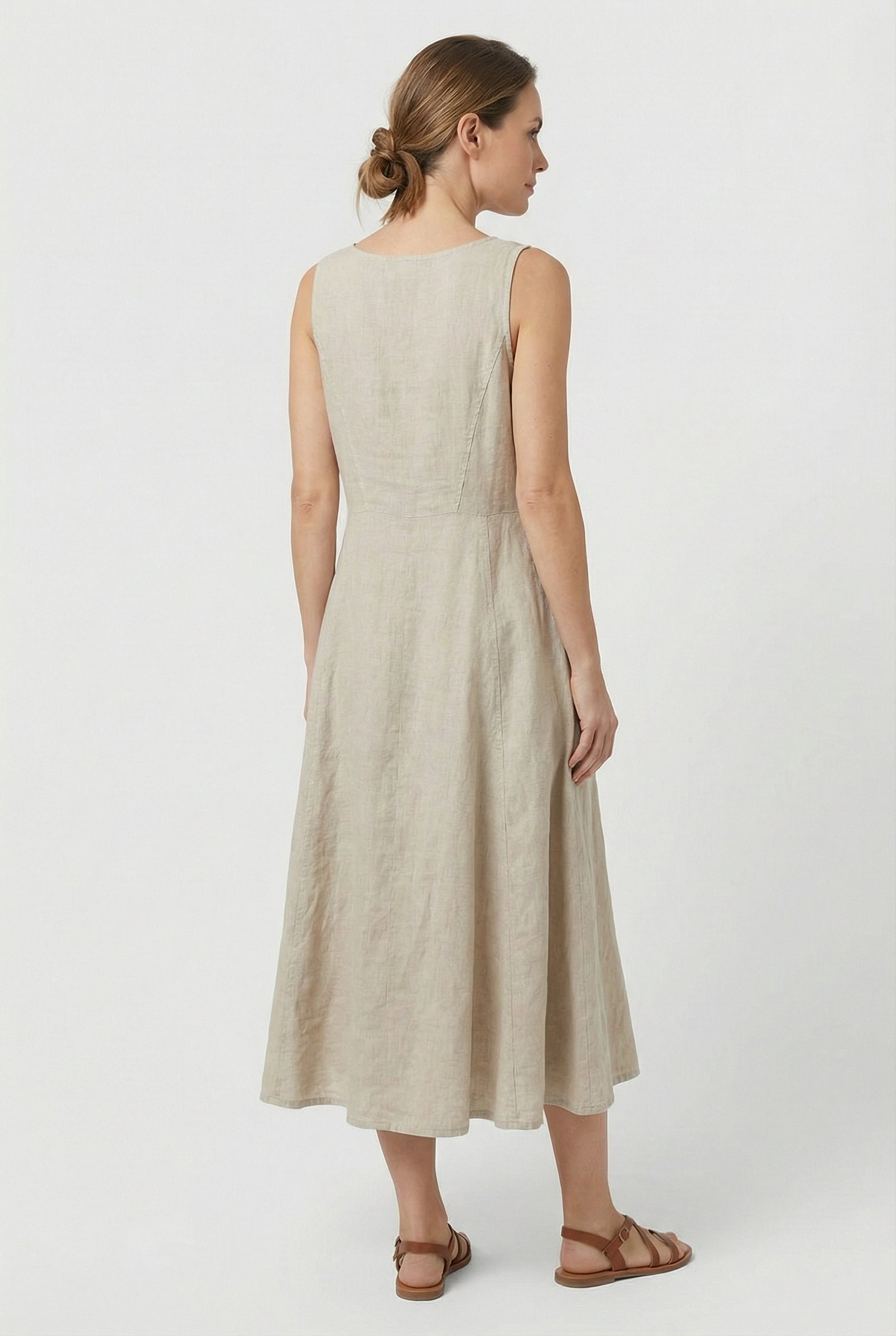 casual lace midi dress Women's Midi Dress White Lace Dress A Line Dress Casual Daily Regular Fit Plain Sleeveless V Neck White Summer 2026