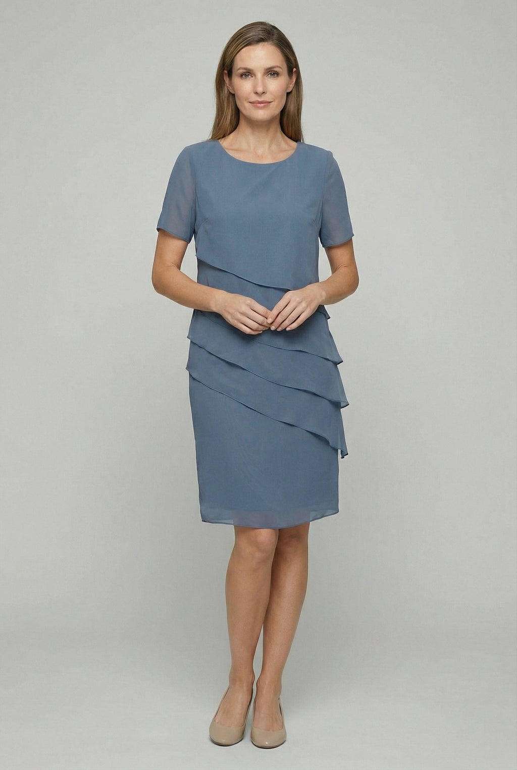 Women's Elegant Chiffon Lightweight Maxi Dress