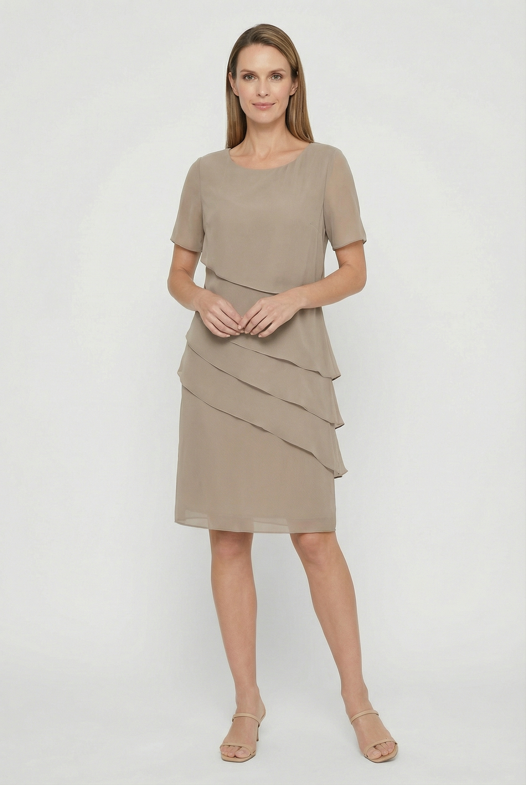 Women's Elegant Chiffon Lightweight Maxi Dress