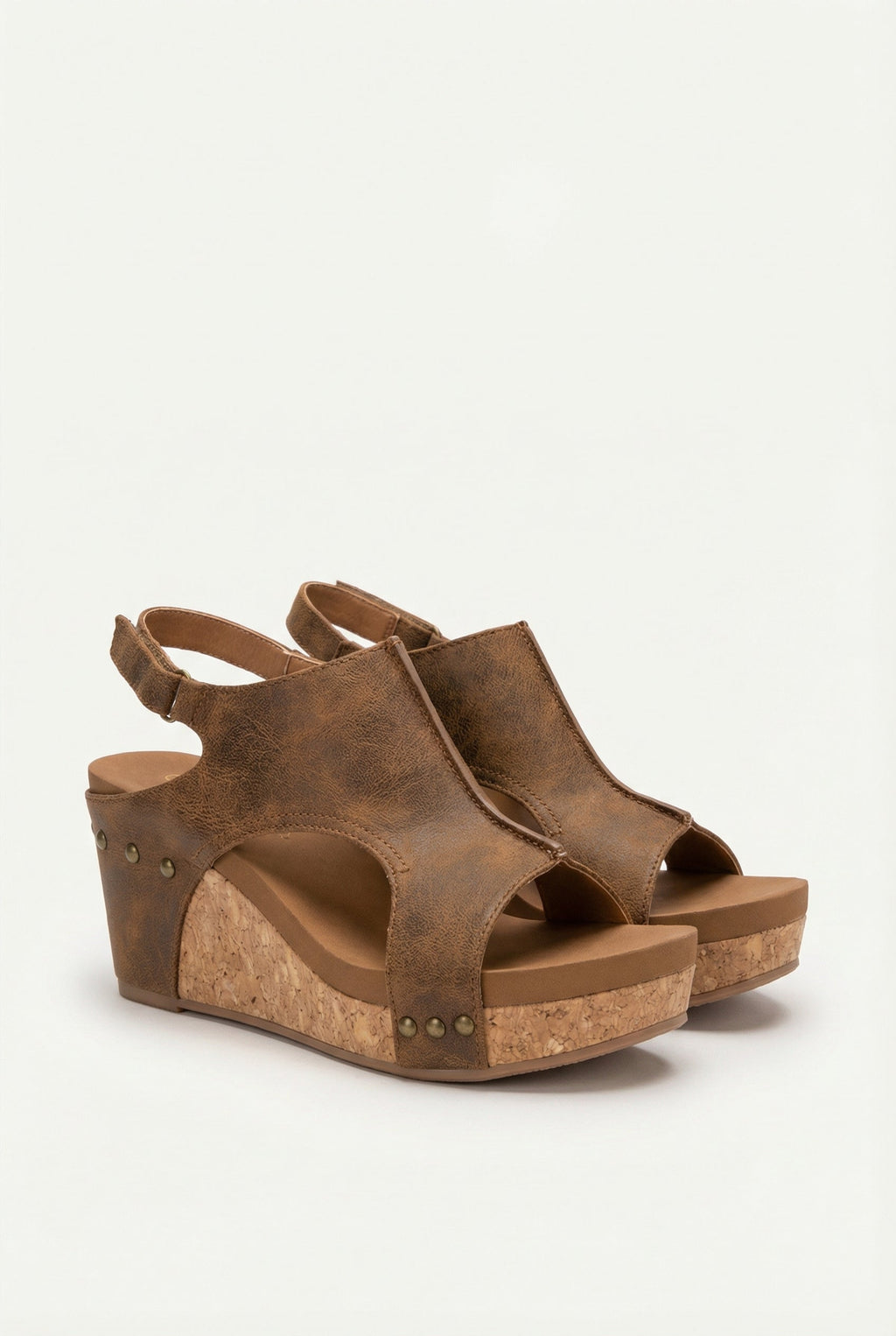 Women's Vegan Leather Platform Sandals