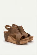 Women's Vegan Leather Platform Sandals
